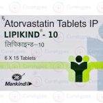 Lipitor tablets containing Atorvastatin to lower cholesterol levels.