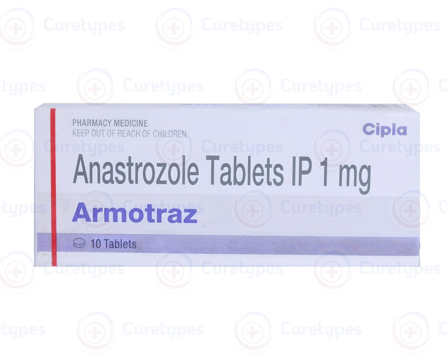 Arimidex tablets with anastrozole, used to treat hormone receptor-positive breast cancer.