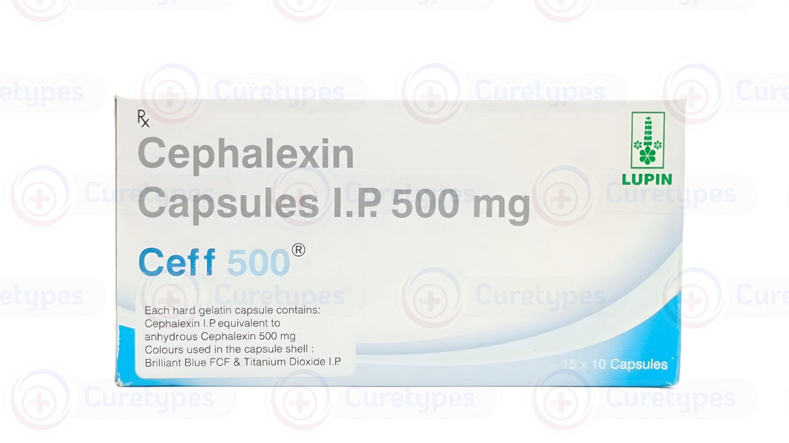 Cephalexin capsules for bacterial infection treatment